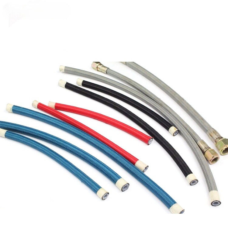 PTFE الفضة السوداء الفولاذ المقاوم للصدأ الخيوط خط الوقود الخيوط الوقود الخيوط الحرارية