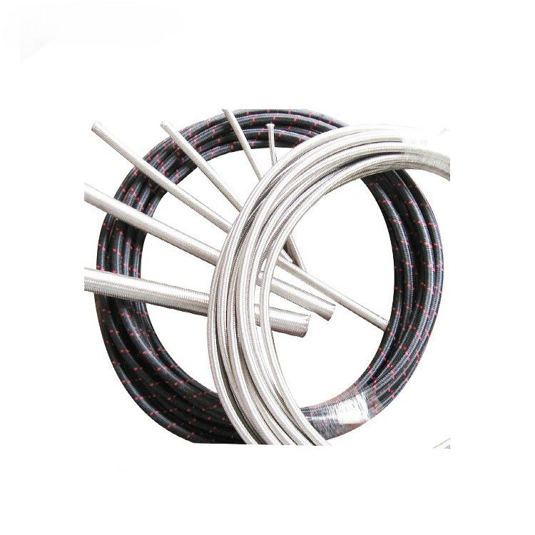 PTFE الفضة السوداء الفولاذ المقاوم للصدأ الخيوط خط الوقود الخيوط الوقود الخيوط الحرارية
