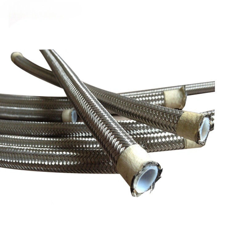 PTFE الفضة السوداء الفولاذ المقاوم للصدأ الخيوط خط الوقود الخيوط الوقود الخيوط الحرارية