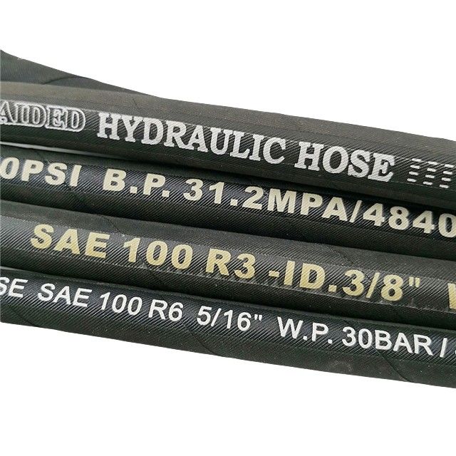 ضغط مرتفع 3/8 1sn الخيوط الهيدروليكية أنابيب SAE 100r1 En853 الضغط زيت الوقود الصناعي أنابيب أنابيب هيدروليكية